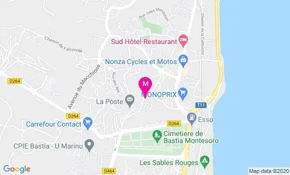 Localisation Dr Marie Laure Gandolfi Scheit