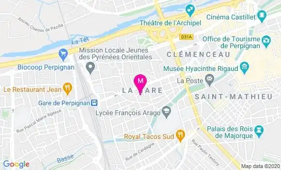 Localisation Dr Maxime Vergnieres