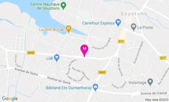 Localisation Dr Elodie Vedrenne