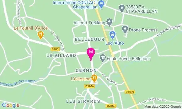 Localisation Dr Valeriane Komly