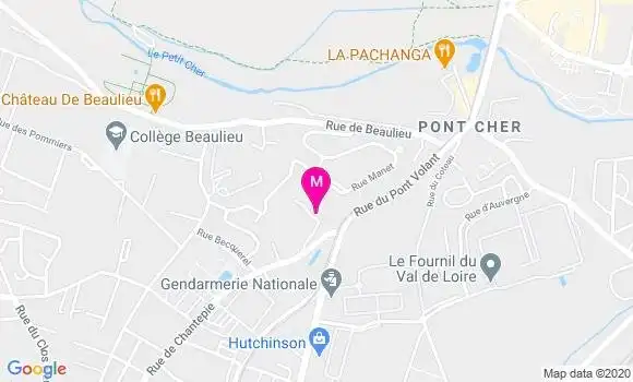 Localisation Dr Romain Tessier