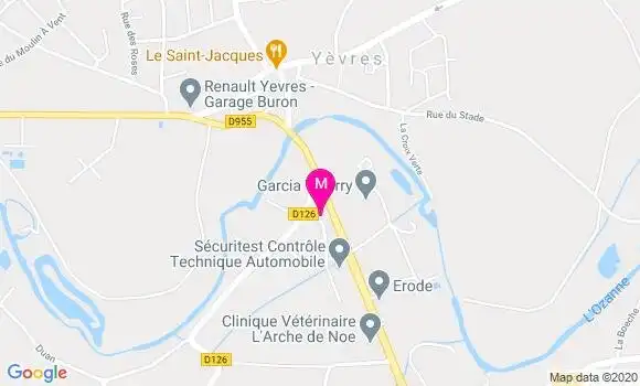 Localisation Dr Marion Geoffroy Dulignee