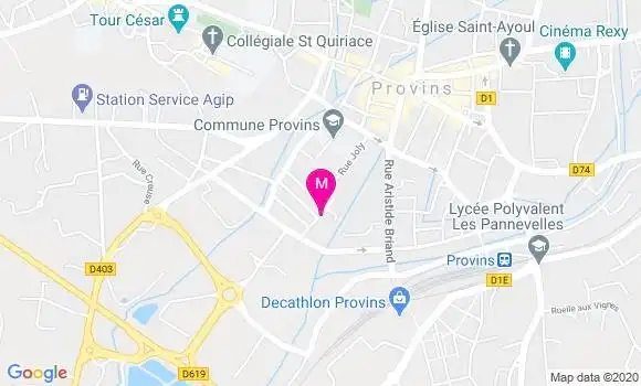 Localisation Dr Michel Borde