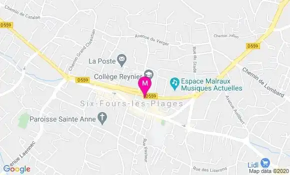 Localisation Dr Virginie Paitry