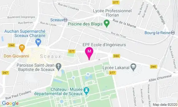 Localisation Dr Nadege Dumas