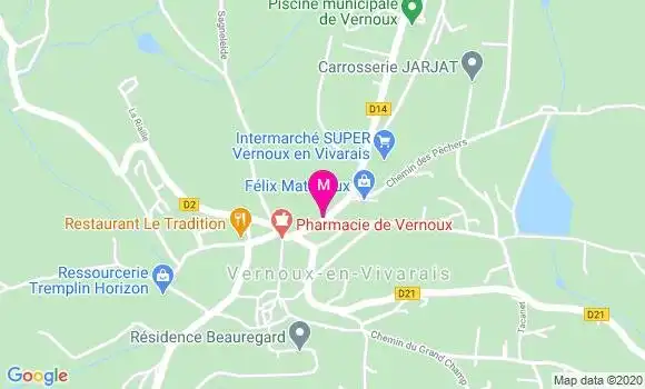 Localisation Dr Benedicte Aunave