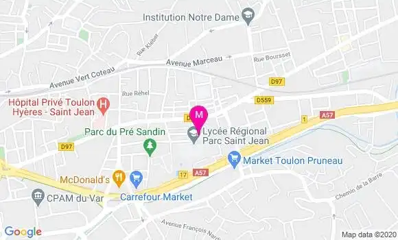 Localisation Dr Alexandra Brassac