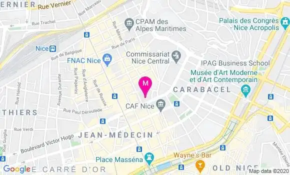 Localisation Dr Alexandra Moreau