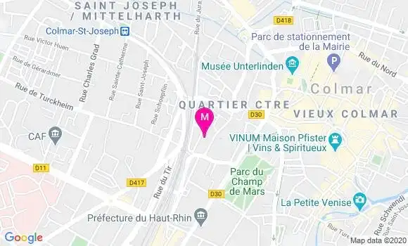 Localisation Dr Jean Francois Mathis