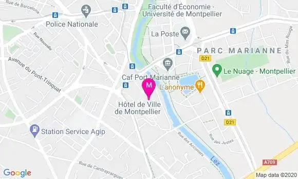 Localisation Dr Elisabeth Faure
