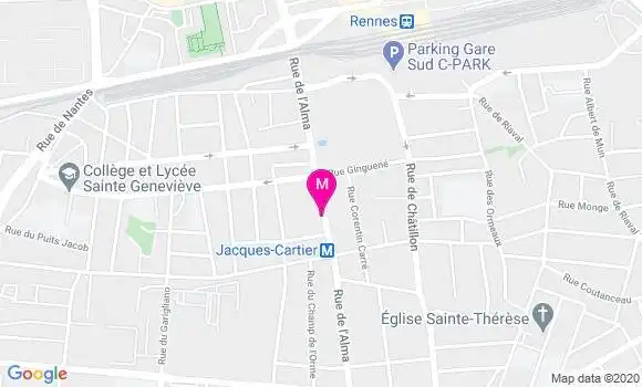 Localisation Dr Julien Cousanca