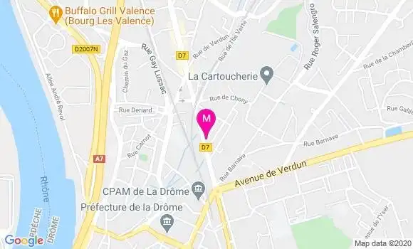 Localisation Dr Alain Verdie