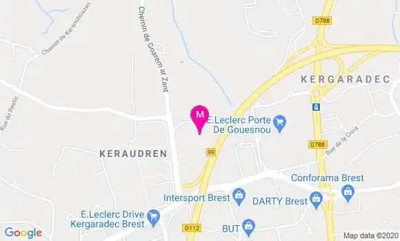 Localisation Dr Gerard Dosseh