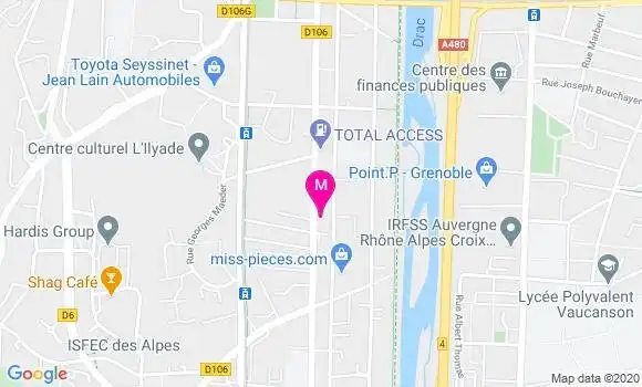 Localisation Dr Alina Batir