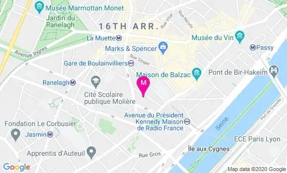 Localisation Dr Adeline Gaillard
