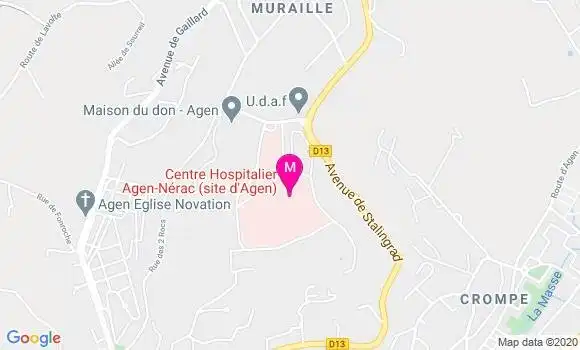 Localisation Dr Mathilde Andreu