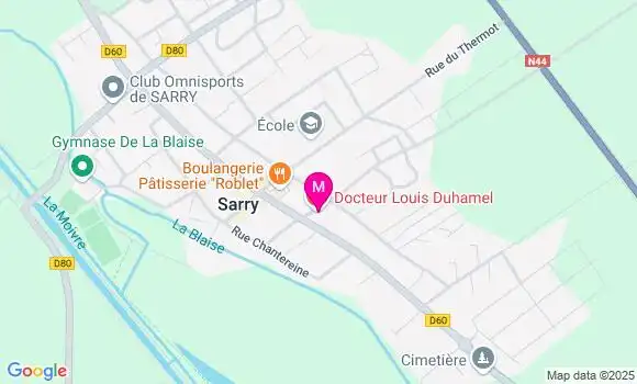 Localisation Dr Pauline Centineo