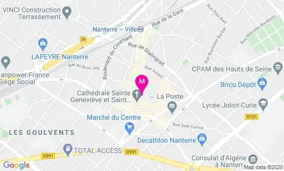 Localisation Dr Elisabeth Foucher