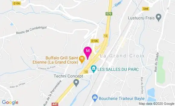 Localisation Dr Marie Sylviane Merle Jouve