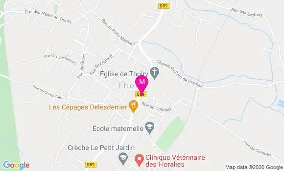 Localisation Dr Helene Millet