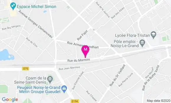 Localisation Dr Pascal Burnier