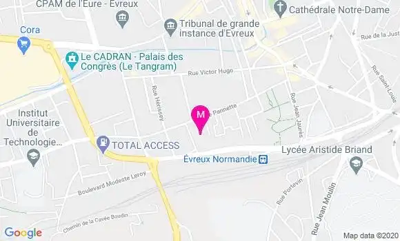 Localisation Dr Laurent Bellec