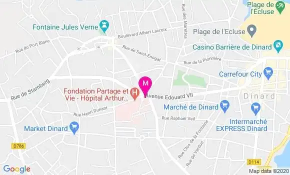 Localisation Dr Bruno Lefebvre