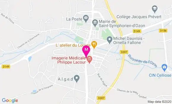 Localisation Dr Agnes Perrin