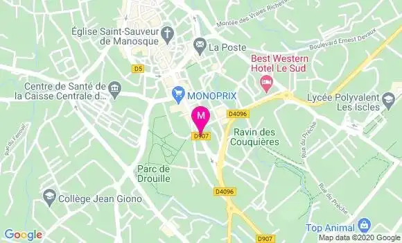 Localisation Dr Alain Chaine