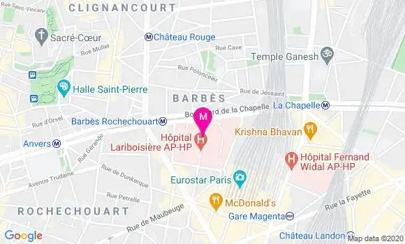 Localisation Dr Claire Lahaye