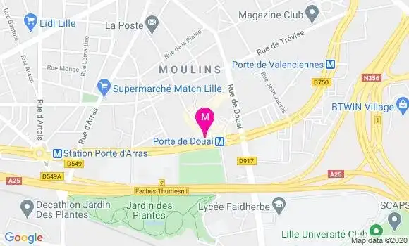 Localisation Dr Sylvie Cousin Ernst