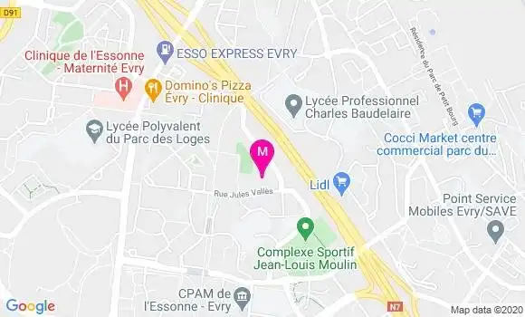 Localisation Dr Malika Soraya Sarahni