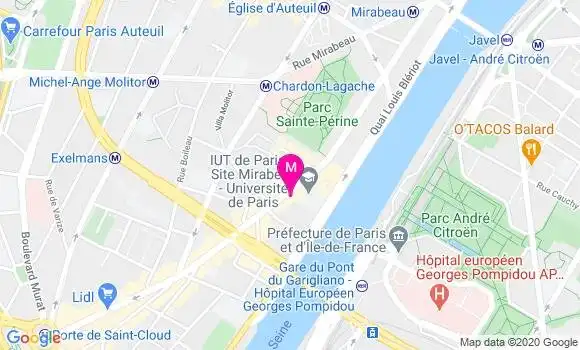 Localisation Dr Frederique Vicens
