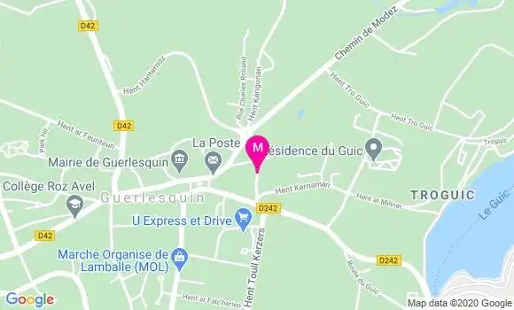 Localisation Dr Pauline Munck