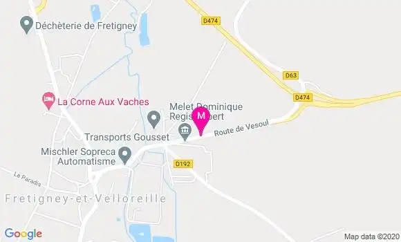 Localisation Dr Caroline Mauries