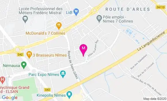 Localisation Dr Anne Leclair