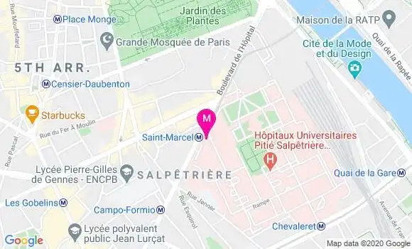 Localisation Dr Fabrice Menegaux