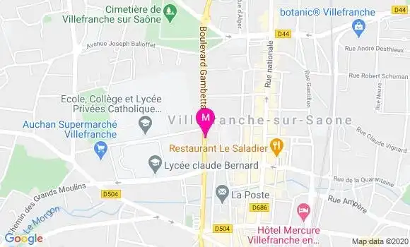 Localisation Dr Simona Arion