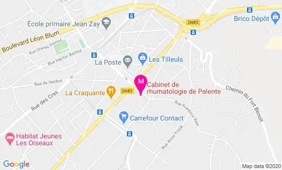 Localisation Dr Marie Valnet Godfrin