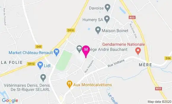 Localisation Dr Eleonore Cousin