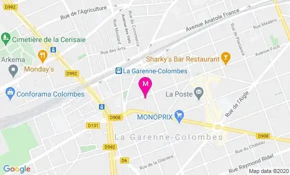 Localisation Dr Frederic Branger