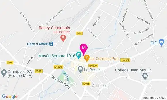 Localisation Dr Christophe Carpentier