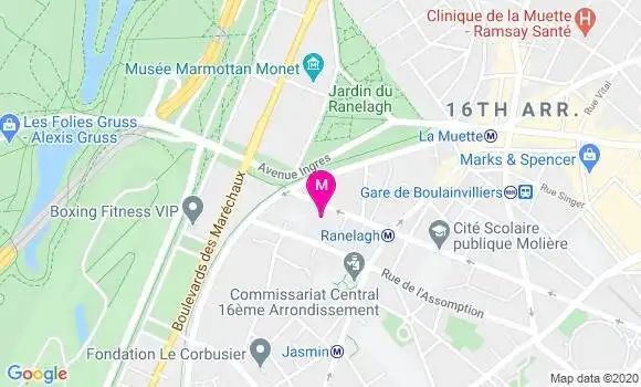 Localisation Dr Stanislas Faivre D