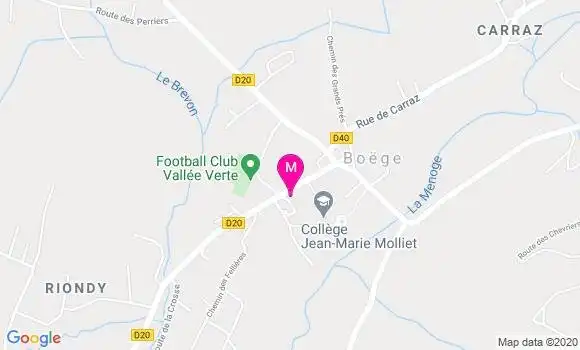 Localisation Dr Benedicte Chanut Beck