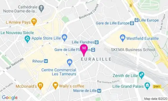 Localisation Dr Catherine Cortot