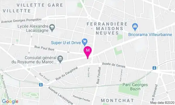 Localisation Dr Roman Petrouchine