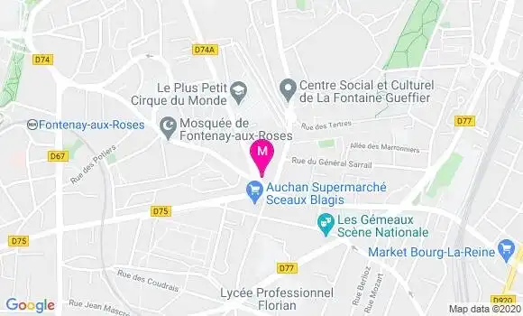 Localisation Dr Raphaelle Delpech