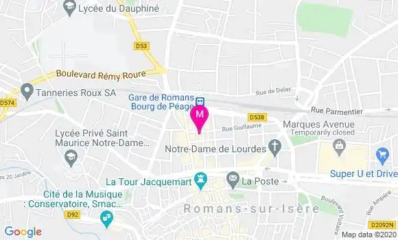 Localisation Dr Alexandra Meneses