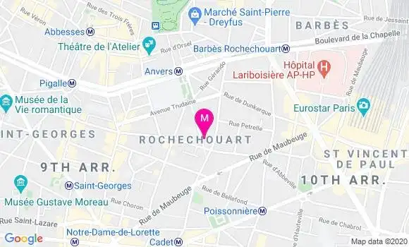 Localisation Dr Amelie Gantzer
