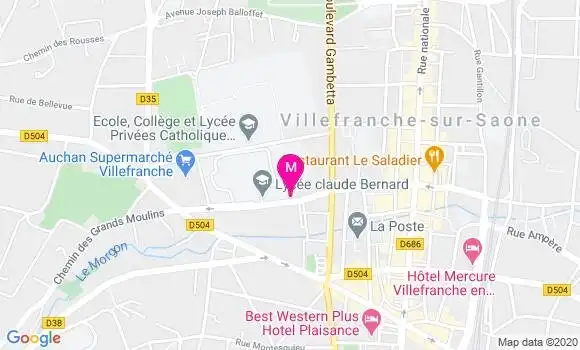 Localisation Dr Mostefa Zennou